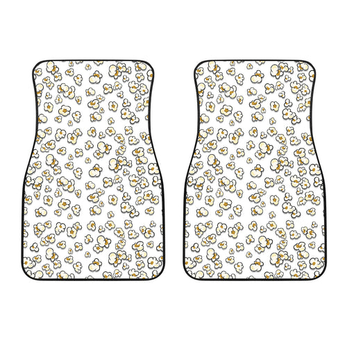 Popcorn Pattern Print Design 04 Front Car Mats