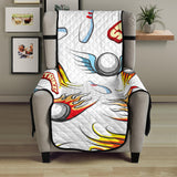 Bowling Strike Pattern Chair Cover Protector