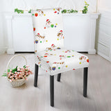 Jack Russel Pattern Print Design 02 Dining Chair Slipcover