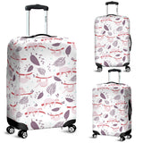 Sloth Leaves Pattern Luggage Covers