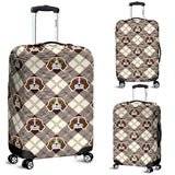 Beagle with Sunglass Pattern Luggage Covers