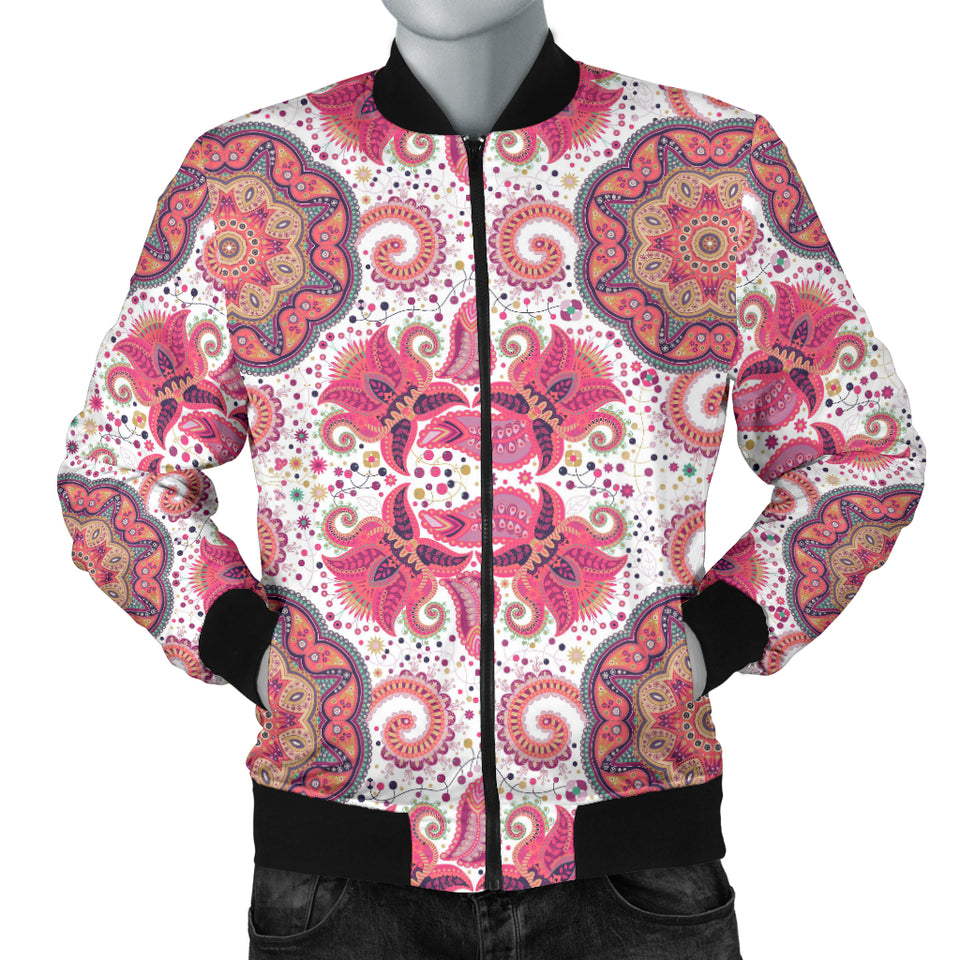 Indian Pattern Men Bomber Jacket