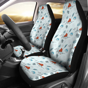 Swordfish Pattern Print Design 03 Universal Fit Car Seat Covers