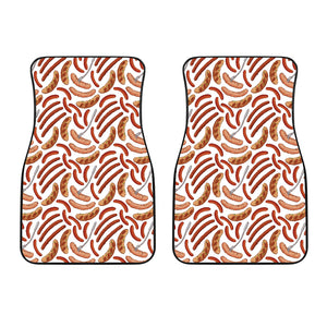 Sausage Pattern Print Design 05 Front Car Mats