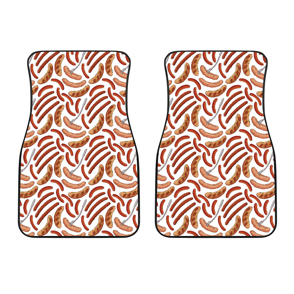 Sausage Pattern Print Design 05 Front Car Mats