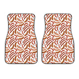 Sausage Pattern Print Design 05 Front Car Mats