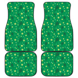 Tennis Pattern Print Design 03 Front and Back Car Mats