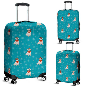 Fat Chihuahua Christmas Pattern Luggage Covers