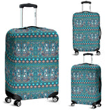 Mermaid Pattern Ethnic Motifs Luggage Covers