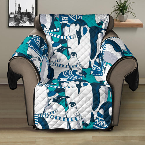 Penguin Pattern Recliner Cover Protector