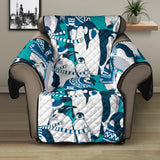 Penguin Pattern Recliner Cover Protector