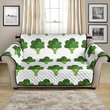 Broccoli Pattern Loveseat Couch Cover Protector