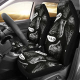 Dinosaur T-rex Head Pattern Universal Fit Car Seat Covers