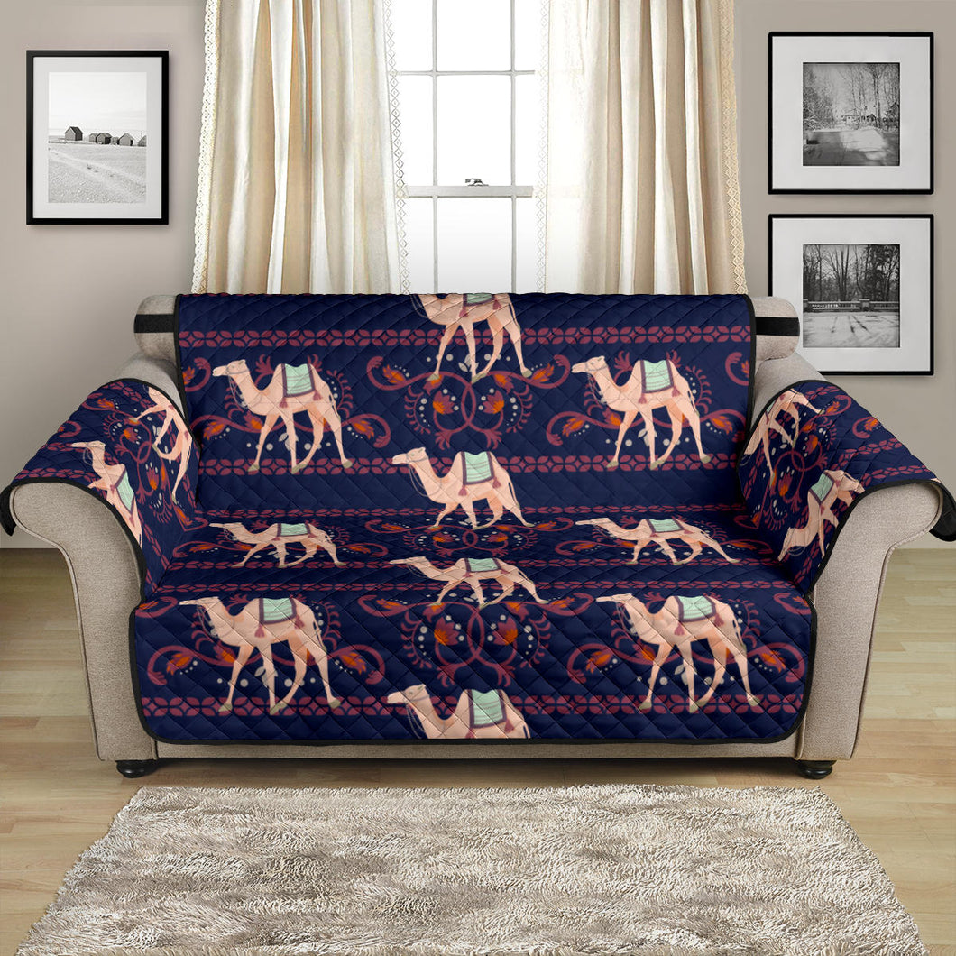 Camel Pattern Loveseat Couch Cover Protector