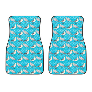 Seagull Pattern Print Design 02 Front Car Mats