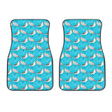 Seagull Pattern Print Design 02 Front Car Mats