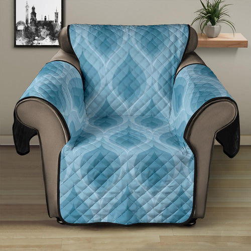 Blue Flame Fire Pattern Recliner Cover Protector