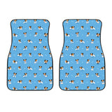 Jack Russel Pattern Print Design 04 Front Car Mats