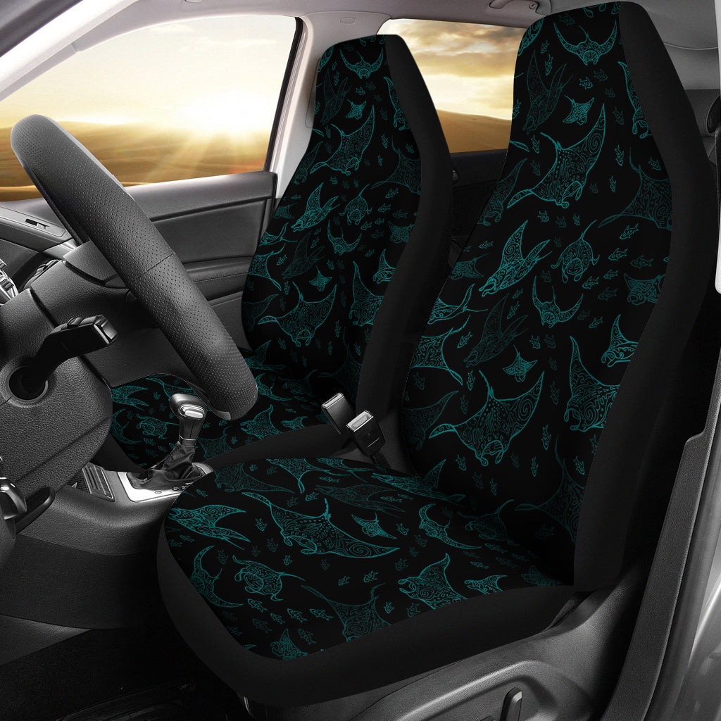 Stingray Pattern Print Design 02 Universal Fit Car Seat Covers