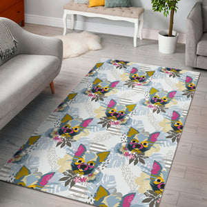 Chihuahua Pattern Area Rug