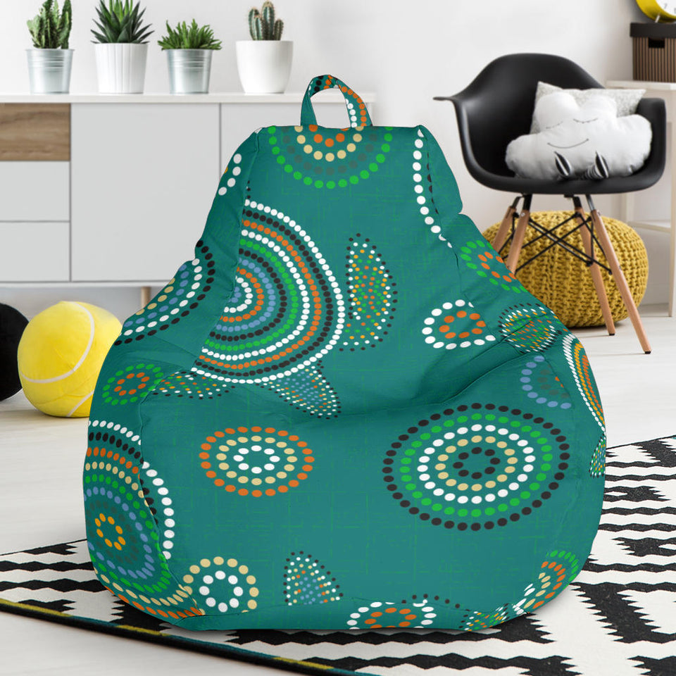 Sea Turtle Aboriginal Pattern Bean Bag Cover