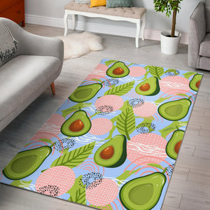 Avocado Pattern Theme Area Rug