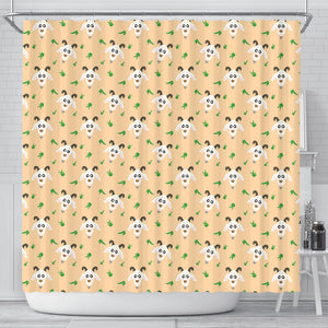 Goat Glass Pattern Shower Curtain Fulfilled In US