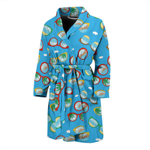 Sun Glasses Pattern Print Design 03 Men Bathrobe