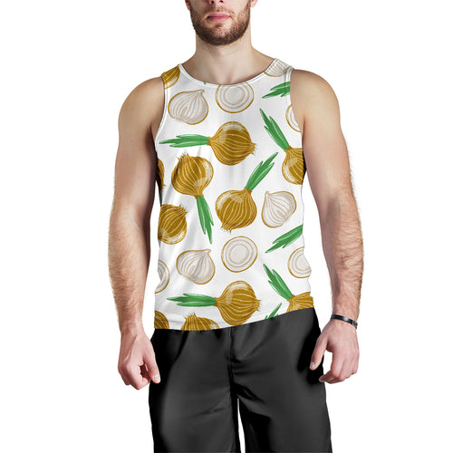 Onion Pattern Background Men Tank Top