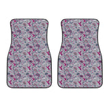 Hummingbird Pattern Print Design 04 Front Car Mats