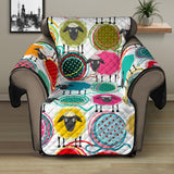 Colorful Sheep Pattern Recliner Cover Protector