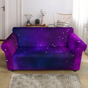 Pink Space Galaxy Pattern4 Loveseat Couch Slipcover