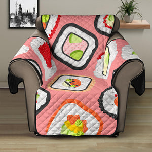 Sushi Roll Pattern Recliner Cover Protector