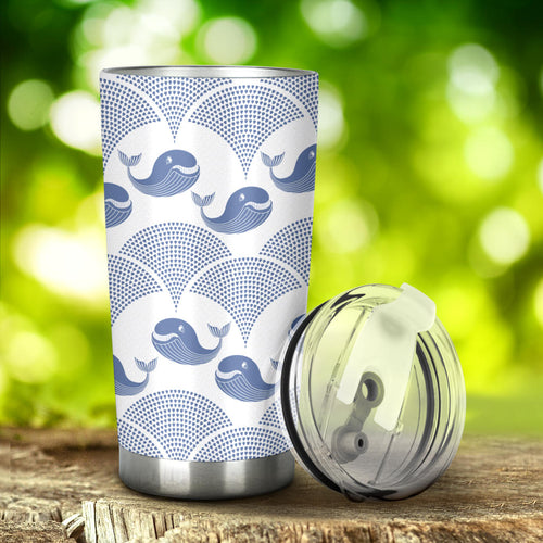 Whale Pattern Tumbler