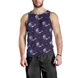 Sleeping Sea Lion Pattern Men Tank Top