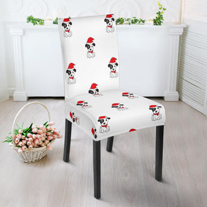 Jack Russel Pattern Print Design 01 Dining Chair Slipcover