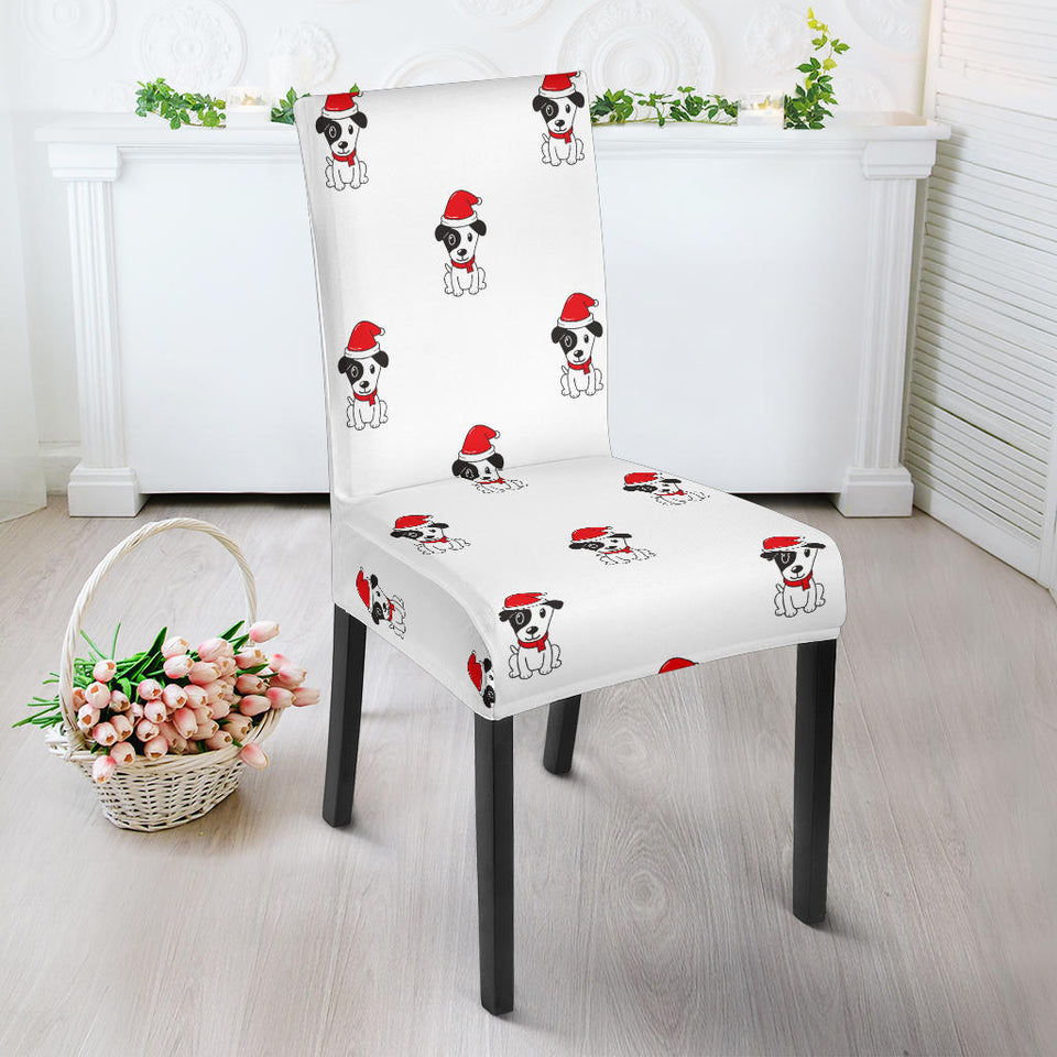 Jack Russel Pattern Print Design 01 Dining Chair Slipcover