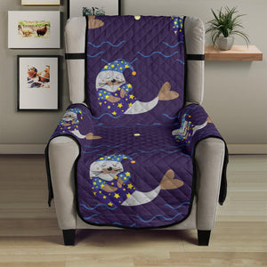 Sleeping Sea Lion Pattern Chair Cover Protector