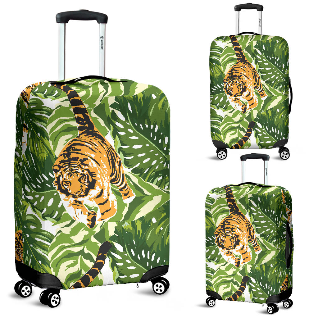 Bengal Tiger Pattern leaves Luggage Covers