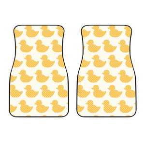 Duck Toy Pattern Print Design 05 Front Car Mats