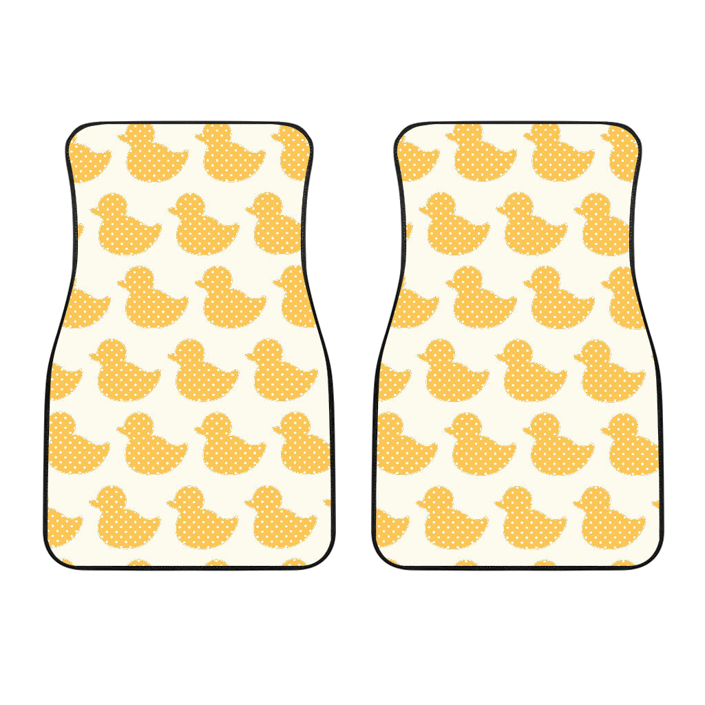 Duck Toy Pattern Print Design 05 Front Car Mats