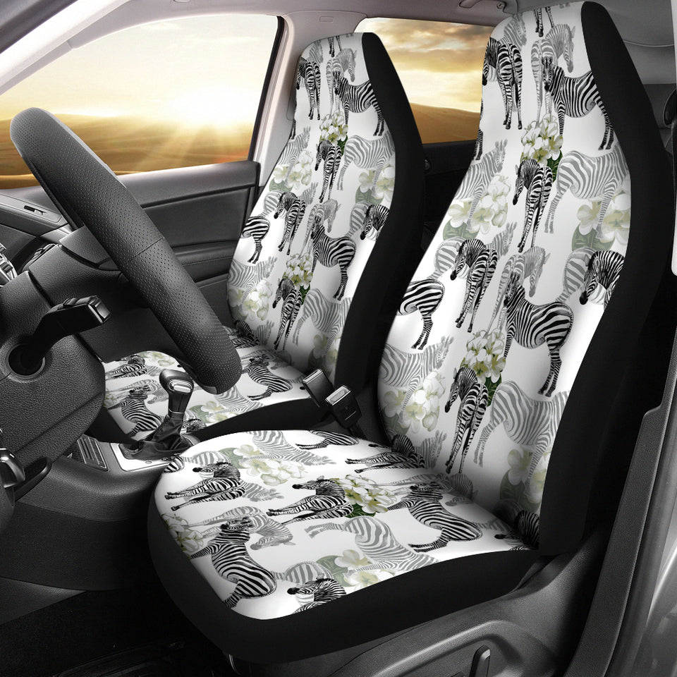 Zebra Pattern Universal Fit Car Seat Covers