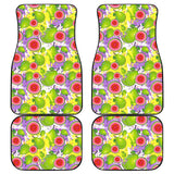 Guava Pattern Front and Back Car Mats