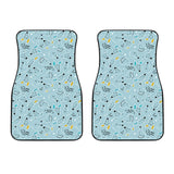 Greyhound Pattern Print Design 03 Front Car Mats