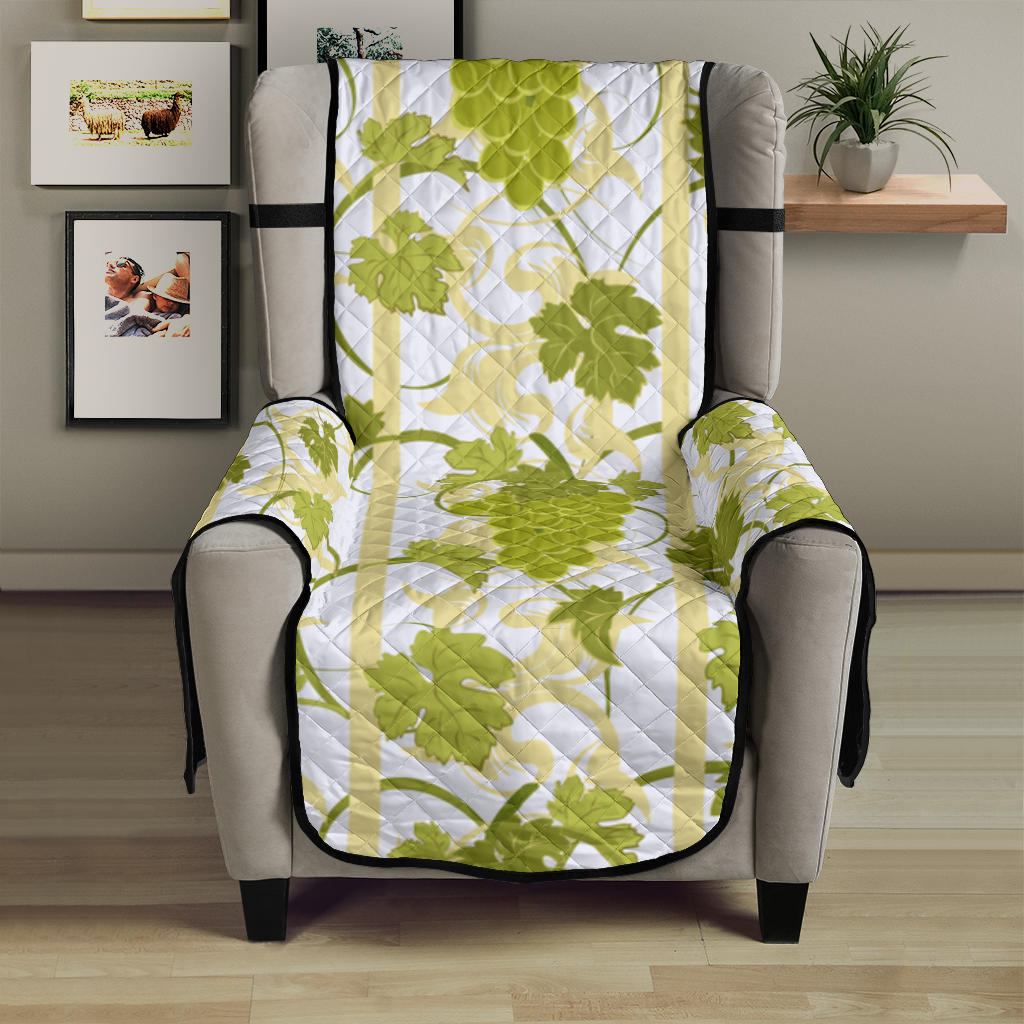 Grape Pattern Background Chair Cover Protector