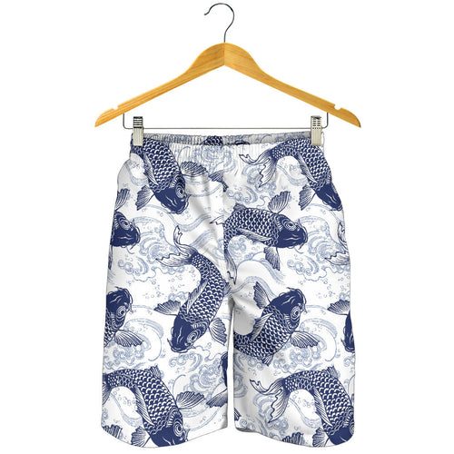 Koi Fish Carp Fish Pattern Men Shorts