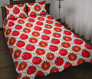 Tomato Pattern Quilt Bed Set