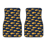 Clown Fish Pattern Print Design 01 Front Car Mats