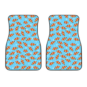 Clown Fish Pattern Print Design 05 Front Car Mats