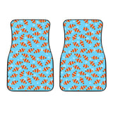 Clown Fish Pattern Print Design 05 Front Car Mats